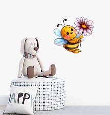 Glückliche Honigbiene Blume