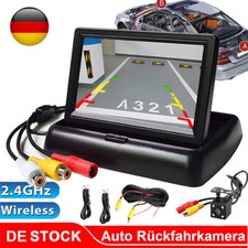 Auto Rückfahrkamera Einparkhilfe KFZ PKW Kamera Mit 4.3'' LCD Nachtsicht Monitor