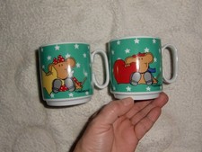 ❤️ 2 x  Steinbeck ❤️ Maus  TASSE  ❤️   Herz & Stern   Porzellan