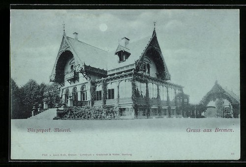 Mondschein bremen meierei - mondschein-ak,