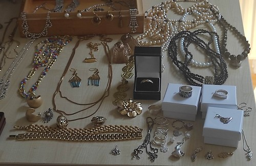 Modeschmuck konvolut silber - modeschmuck,