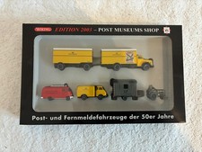 Wiking Edition 2003 Post- und Fernmeldefahrzeuge der 50er Jahre in OVP 1:87