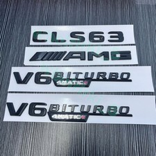Für Mercedes Benz CLS63 AMG V6 BITURBO 4MATIC+ Embleme Aufkleber Logo Badge Auto