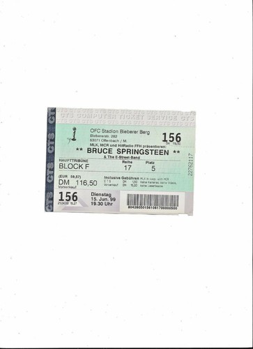 Bruce springsteen 06 1999 - springsteen,, 15.06.1999
