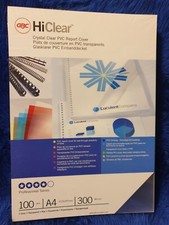 GBC HiClear Abdeckfolien (300 Micron, A4 Glasklar) 100 Stück