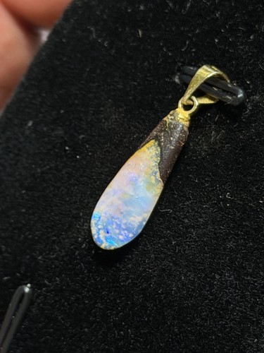 Boulder opal anhänger 5ct - opal,
