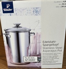 Edelstahl Spargeltopf von