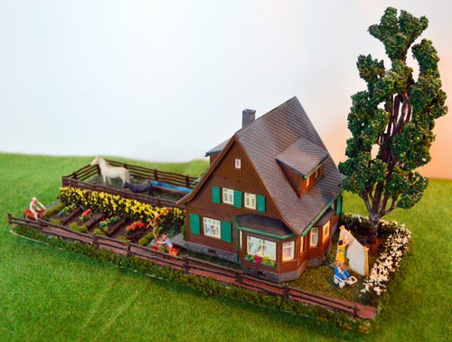 Diorama aus auhagen 12258 - h0,