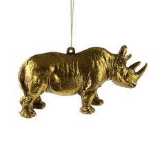 Hänger Nashorn gold
