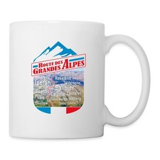 Route Des Grandes Alpes Souvenir Tasse, One size, Weiß