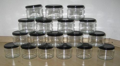 Leere gläser dip marmelade - leere,