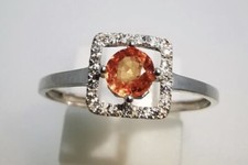 18 kt. Weißgold - Ring - 0.41