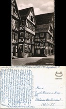 Postcard schorndorf street - schorndorf,