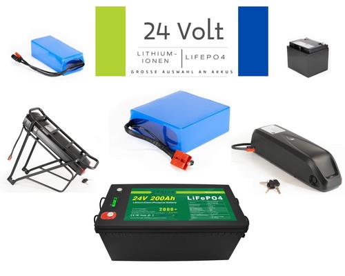 24v lithium ionen akkupack - 24v, lithium-ionen