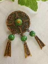 Maya Mexico Vintage Brosche