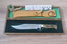 Puma Messer 6376 großes Bowie von 1991 OVP Solingen Handarbeit Jagd Hirschhorn