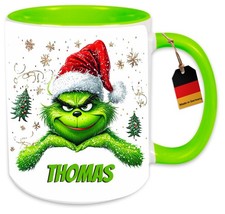 Tasse mit Grinch und Namen