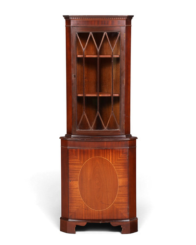 Englische eckvitrine mahagoni - englische,