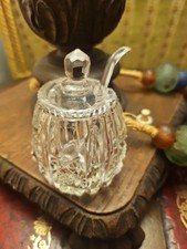 Antikes Kristallglas Senftopf