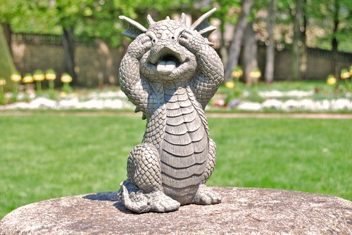 Gartenfigur gartendrache - gartendrache,