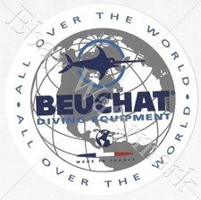Beuchat diving equipment decal - equipment,