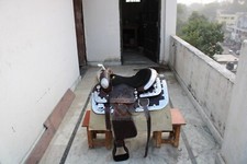 Western leder show - leder, mit