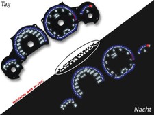 Plasma Tacho Tachoscheiben EL-Dash passend für BMW E36 20-260KmH 7000RPM #