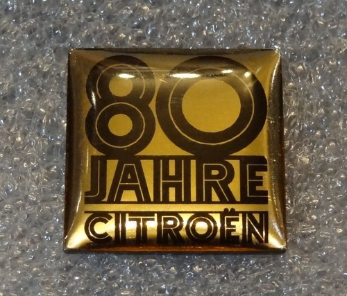 Pin jahre citroen - jahre, werbepin