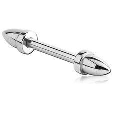 Piercing Nipple Brustwarze Revolver Patrone Intim Brustpiercing Bruststab Spitze