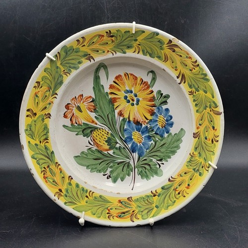 Antiker fayence teller - fayence,