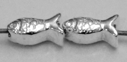 Sterlingsilber fisch spacer - sterlingsilber,
