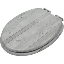 ADDiS WC-Sitz Holzoptik WC Bad