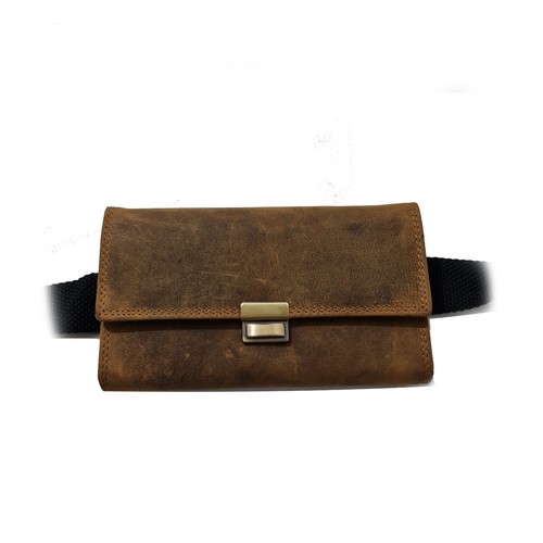 Wildleder kellnergeldbeutel - wildleder,