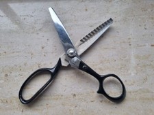 Schneiderschere, Zackenschere "ROSL" alte Profischere Schneiden Basteln Hobby
