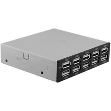 Ultron UHI-1000 10-Port USB 2.0 Hub Interner 3,5" PC Einbau schneller D.transfer