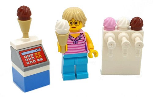 Lego city eisverkäuferin mit - city,