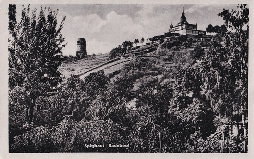 Postkarte radebeul blick - -,