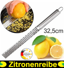 Zitronenreibe Edelstahl Parmesanreibe Muskat Ingwer Reibe Handreibe Käse, Presse