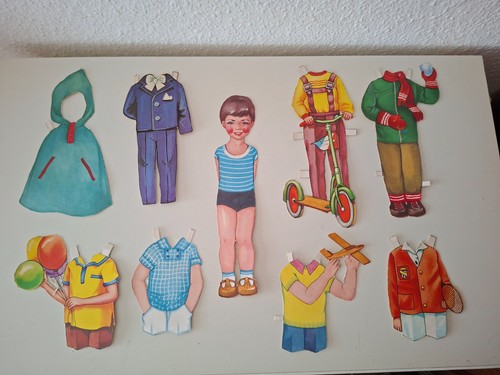 Alte anziehpuppe ankleidepuppe - anziehpuppe,