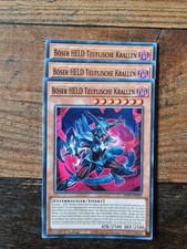 Yugioh! 3x Böser HELD Teuflische Krallen, ALIN-DE005