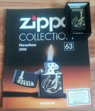 zippo Collection Feuerzeug HORSESHOES  inkl. Pappschuber + Sammelheft 63