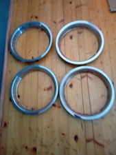 4 Radzierringe Chromringe 13 "