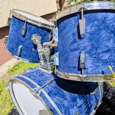 Restored Sonor Vintage Drum Set from 80s Phonic Era 22 12 13 & 16"