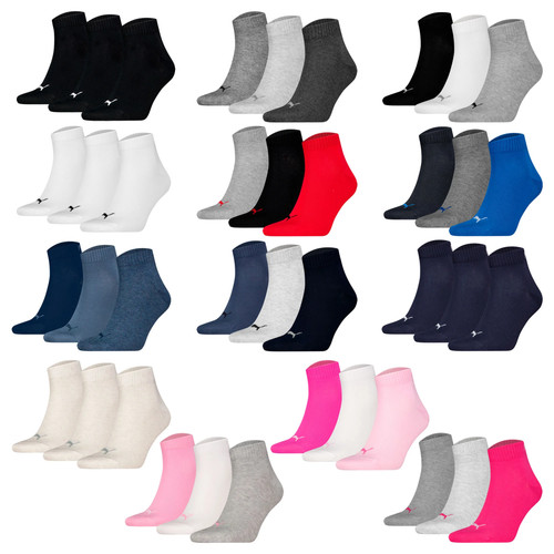 Puma unisex quartersocken 3er - quartersocken,,