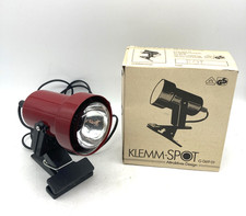 25042/ Vintage Klemm-Spot Tischlampe Schreibtischlampe rot - Top Zustand