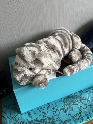 Jellycat sacha snow - sacha, tiger