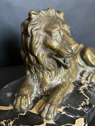 Antike bronze statue löwe - antike,