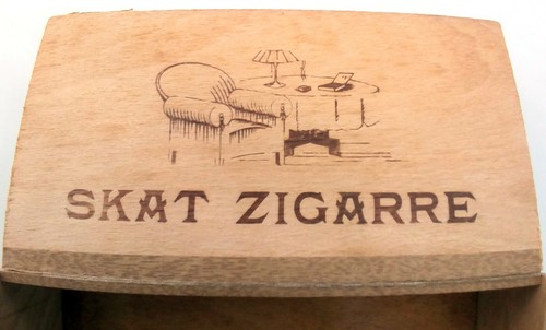 Sehr alte zigarrenkiste o - sehr,