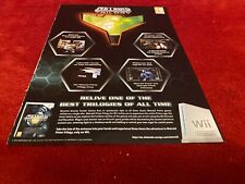 GAME8 GAME ADVERT 11X8 NINTENDO WII: METROID PRIME TRILOGY