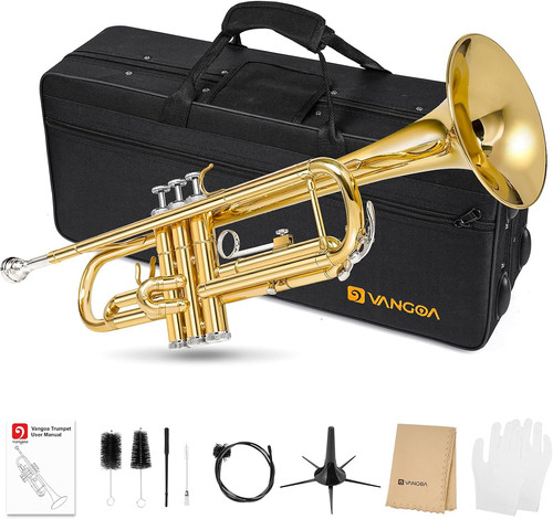 Vangoa trompete set gold - vangoa, set,